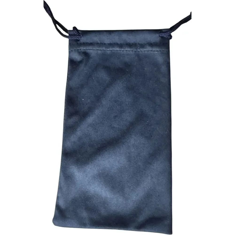 J.Crew Midnight Blue Drawstring  Eyeglass Case Bag